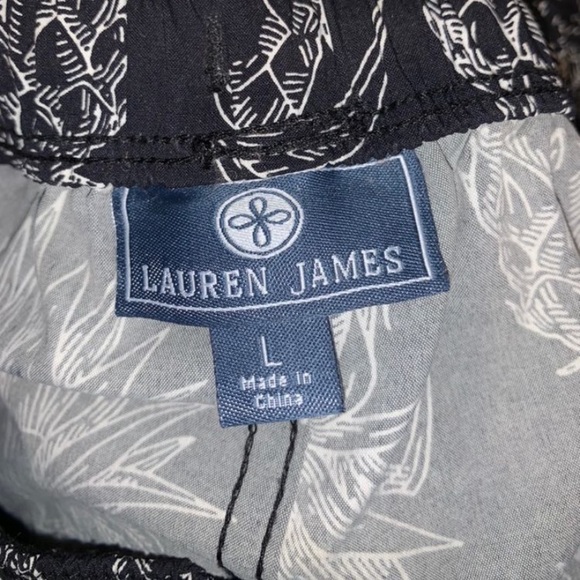 Lauren James Pineapple Black&White Shorts - Picture 2 of 2